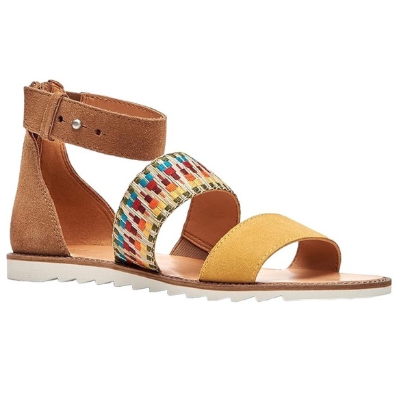 FRYE & CO. Women’s Port 2 Band Sandal Flat - Picture 1 of 15